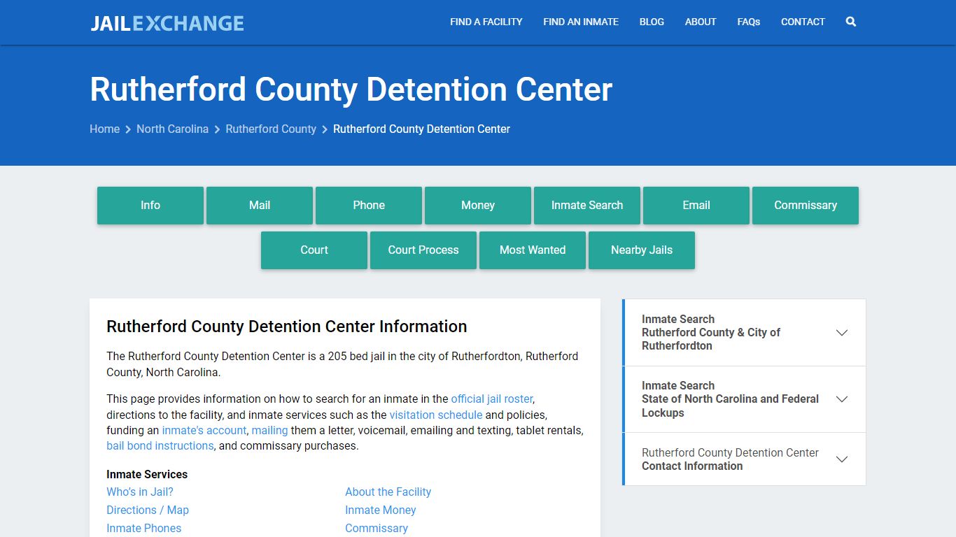Rutherford County Detention Center - Jail Exchange